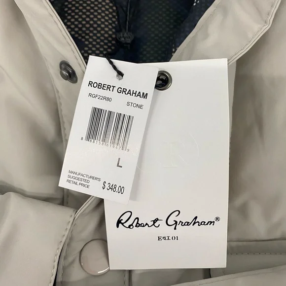 Robert Graham Quilted Stone Color Men's NWT